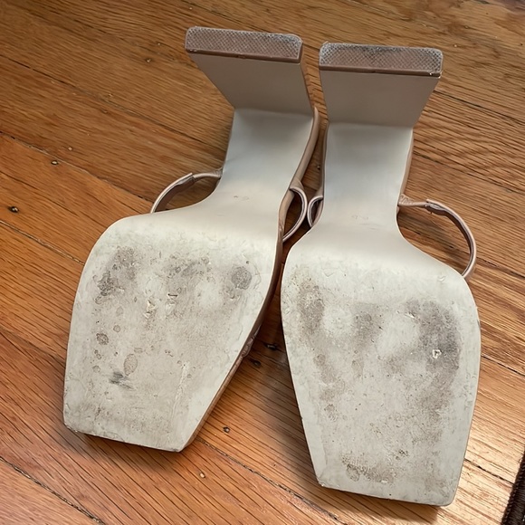 Jeffrey Campbell Hustler Platform Sandal in Dusty Nude Patent 6.5 - Picture 7 of 9